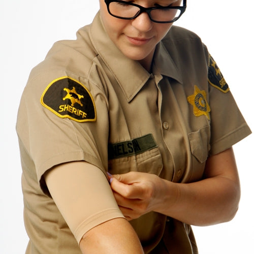 Ink Armor Tattoo Cover Up Sleeve - Half Arm (White)