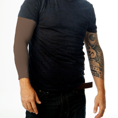 Ink Armor Tattoo Cover Up Sleeve - Full Arm (Brown)