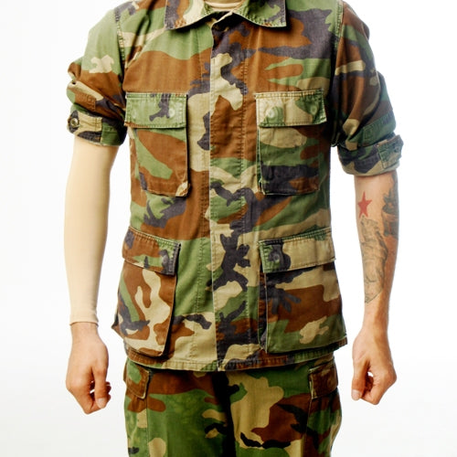 Ink Armor Tattoo Cover Up Sleeve - Full Arm (Grey Camo)