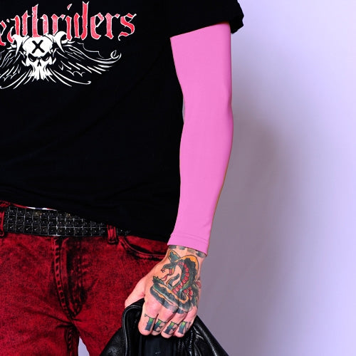 Ink Armor Tattoo Cover Up Sleeve - Full Arm (Pink)