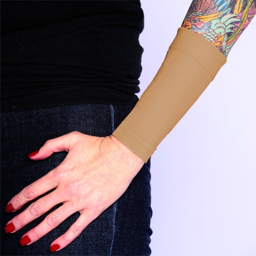 Ink Armor Tattoo Cover Up Sleeve - Forearm 6 in. (Suntan)