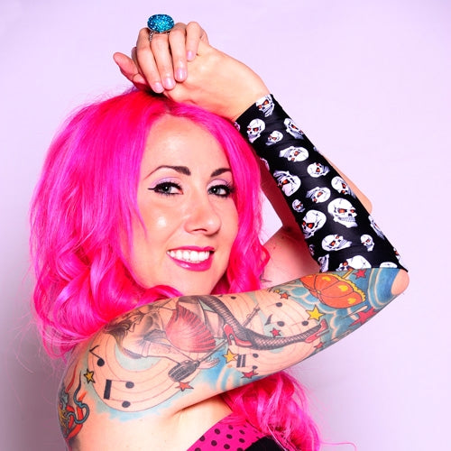 Ink Armor Tattoo Cover Up Sleeve - Forearm 9 in. (Red)