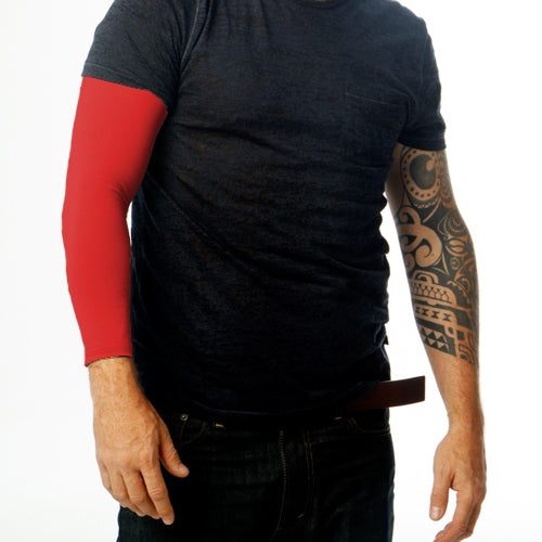 Ink Armor Tattoo Cover Up Sleeve - Full Arm (Red)
