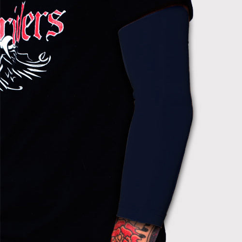 Ink Armor Tattoo Cover Up Sleeve - 3/4 Arm (Dark Navy)