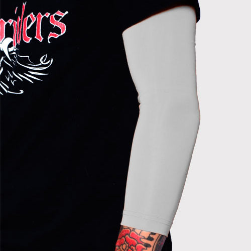 Ink Armor Tattoo Cover Up Sleeve - 3/4 Arm (Silver)