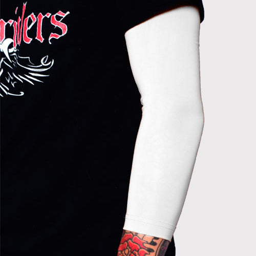 Ink Armor Tattoo Cover Up Sleeve - 3/4 Arm (White)