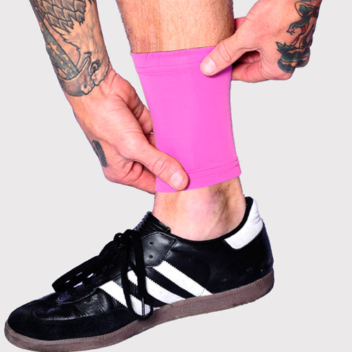 Ink Armor Tattoo Cover Up Sleeve - Ankle 6 in. (Pink)