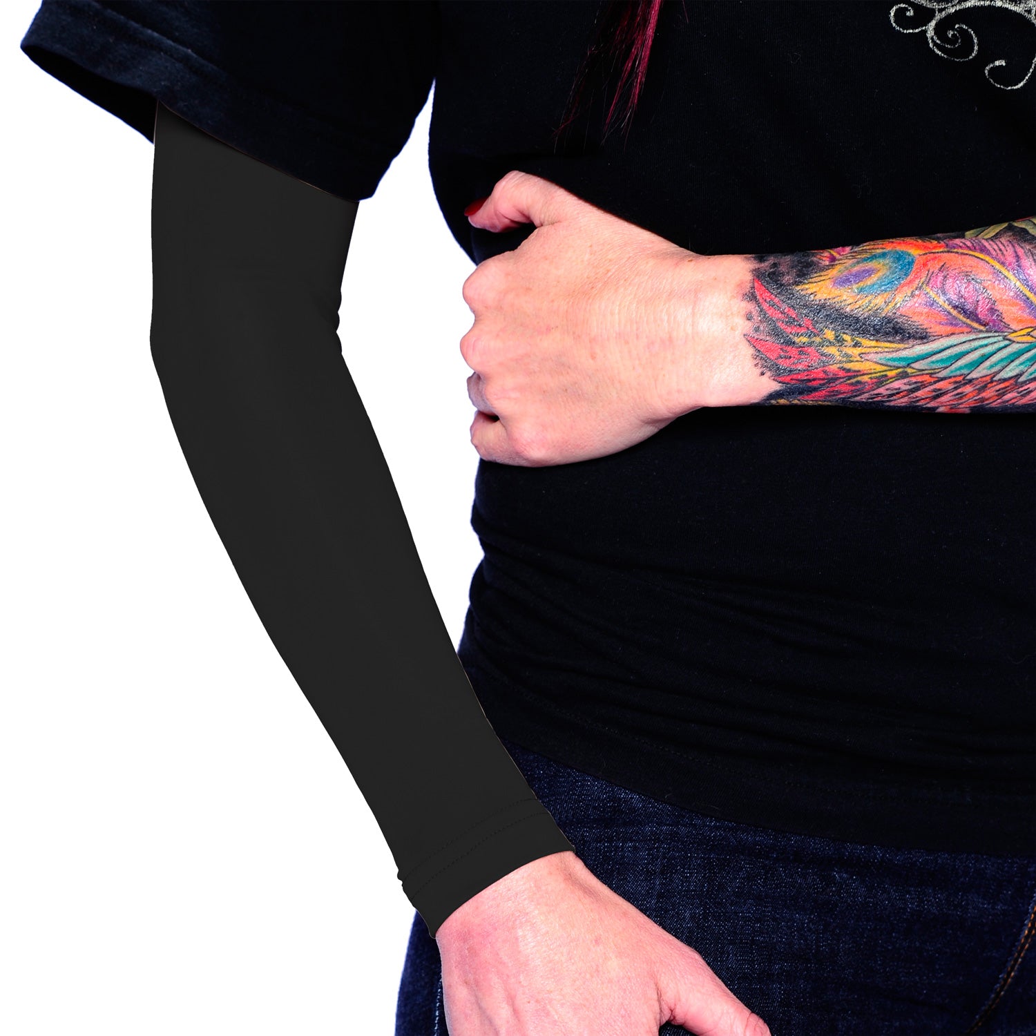 Ink Armor Tattoo Cover Up Sleeve - Full Arm Sleeve (Black)