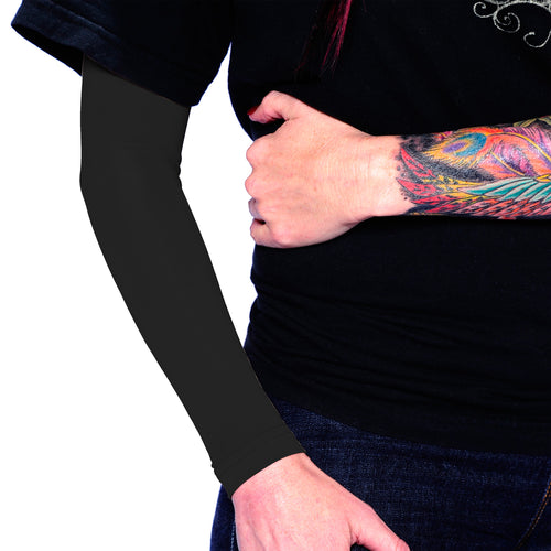 Ink Armor Tattoo Cover Up Sleeve - Full Arm (Black)