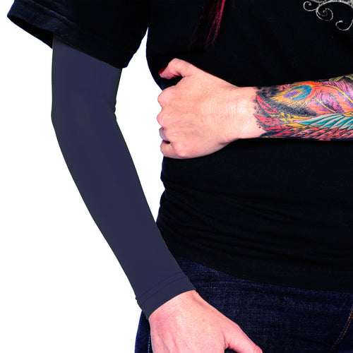 Ink Armor Tattoo Cover Up Sleeve - Full Arm (Dark Navy)