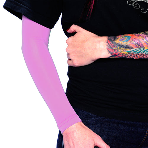 Ink Armor Tattoo Cover Up Sleeve - Full Arm (Pink)