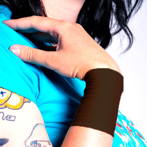 Ink Armor Tattoo Cover Up Sleeve - Wrist 3 inch (Brown)