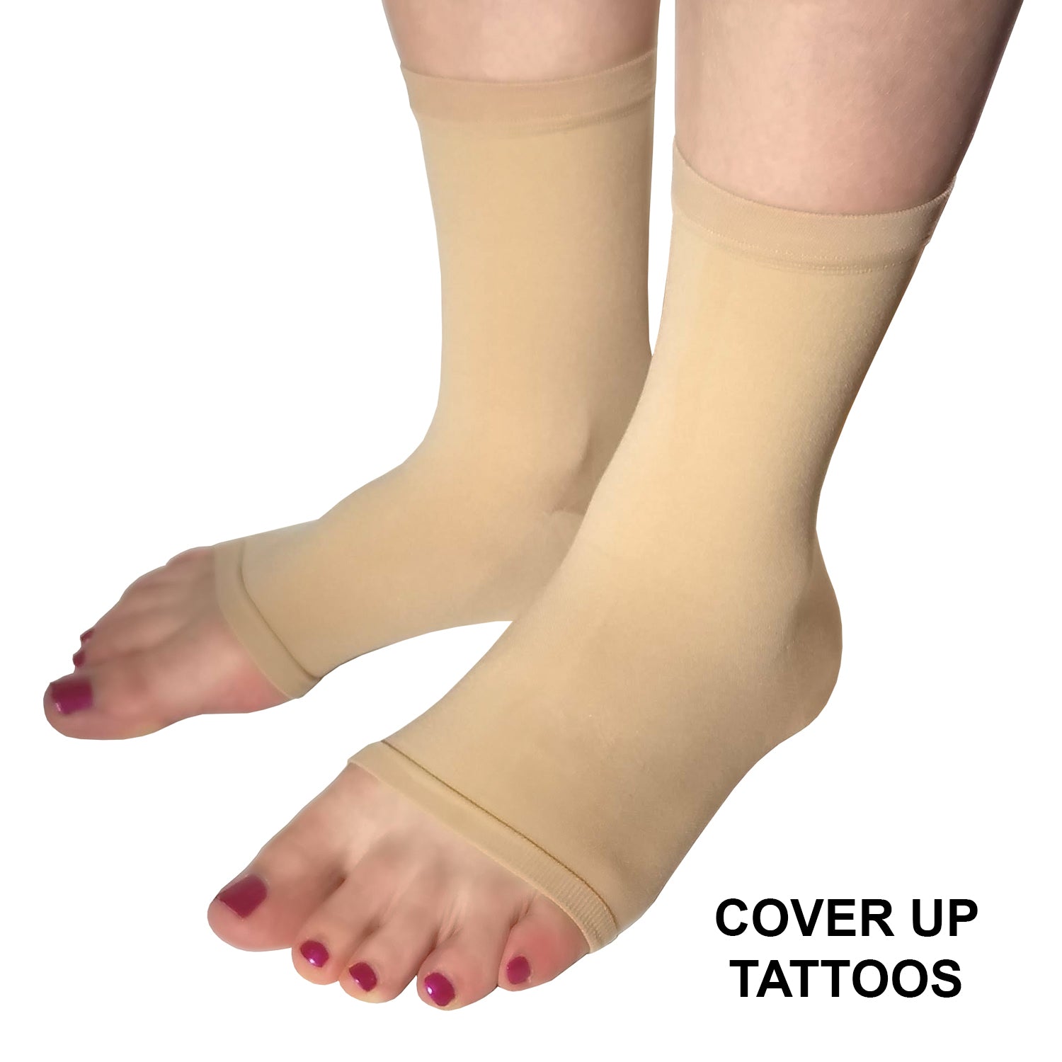 Tattoo Cover Up Calf Sleeve - Light Skin Tone