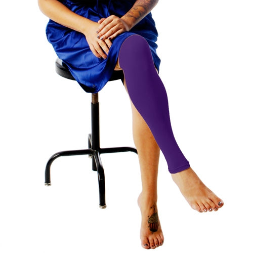 Ink Armor Tattoo Cover Up Sleeve - Full Leg (Purple)