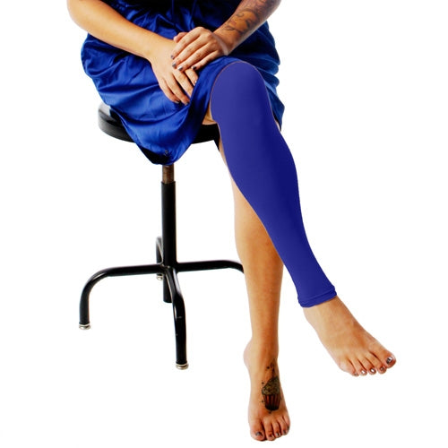 Ink Armor Tattoo Cover Up Sleeve - Full Leg (Royal Blue)