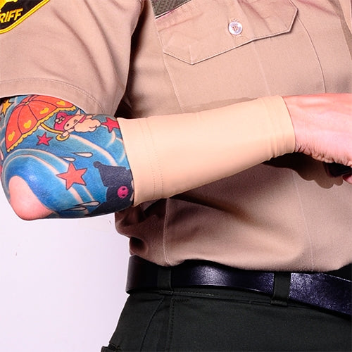 Ink Armor Tattoo Cover Up Sleeve - Forearm 6 in. (Brown Town)