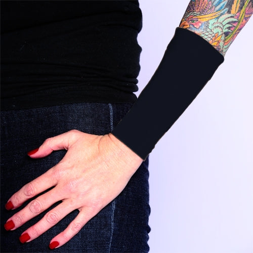 Ink Armor Tattoo Cover Up Sleeve - Forearm 6 in. (Black)