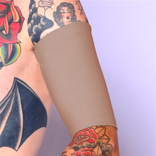 Ink Armor Tattoo Cover Up Sleeve - Half Arm (Suntan)