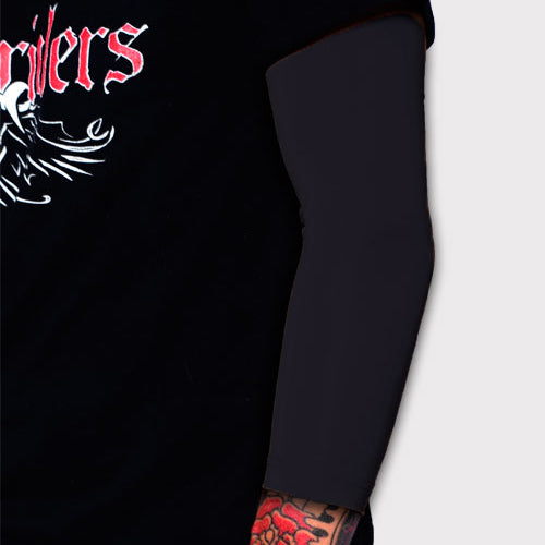 Ink Armor Tattoo Cover Up Sleeve - 3/4 Arm (Black)