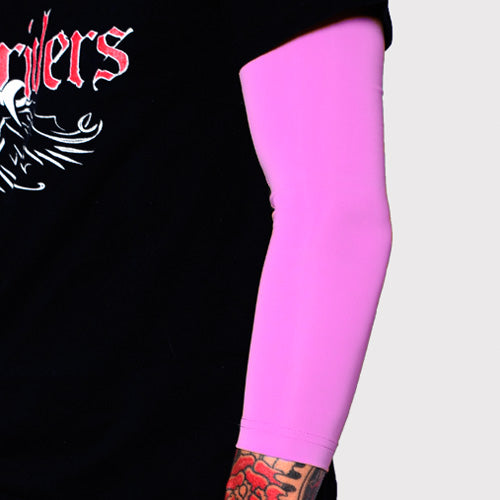 Ink Armor Tattoo Cover Up Sleeve - 3/4 Arm (Pink)
