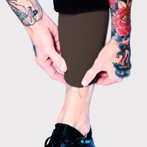 Ink Armor Tattoo Cover Up Sleeve -  Calf (Brown)