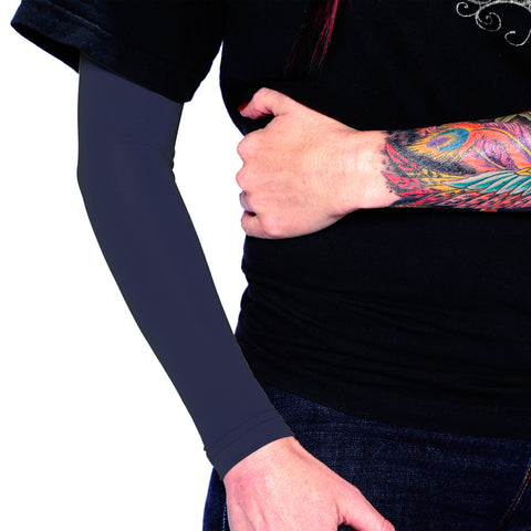  Tat2X Ink Armor Premium Half Arm Tattoo Cover Sleeve - No Slip  Gripper - U.S. Made - Dark Navy - ML (Single Half arm Sleeve) : Beauty &  Personal Care