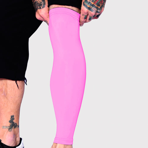 Pink Calf Leg Sleeve is the Best Way to Cover Up a Tattoo