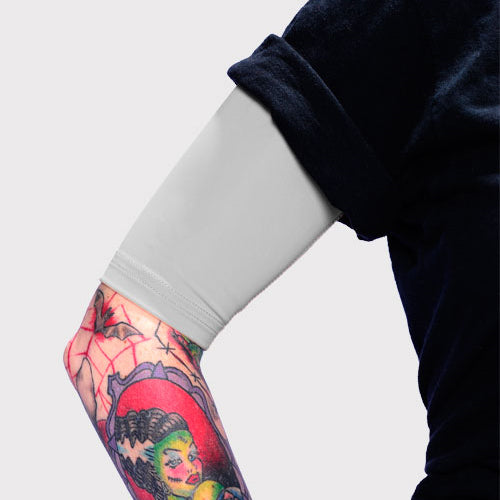 Ink Armor Tattoo Cover Up Sleeve - Full Arm Sleeve (Snake Grey)