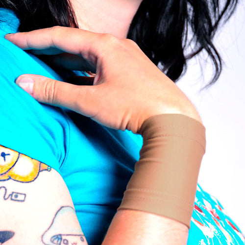 Ink Armor Tattoo Cover Up Sleeve - Wrist 3 in. (Suntan)