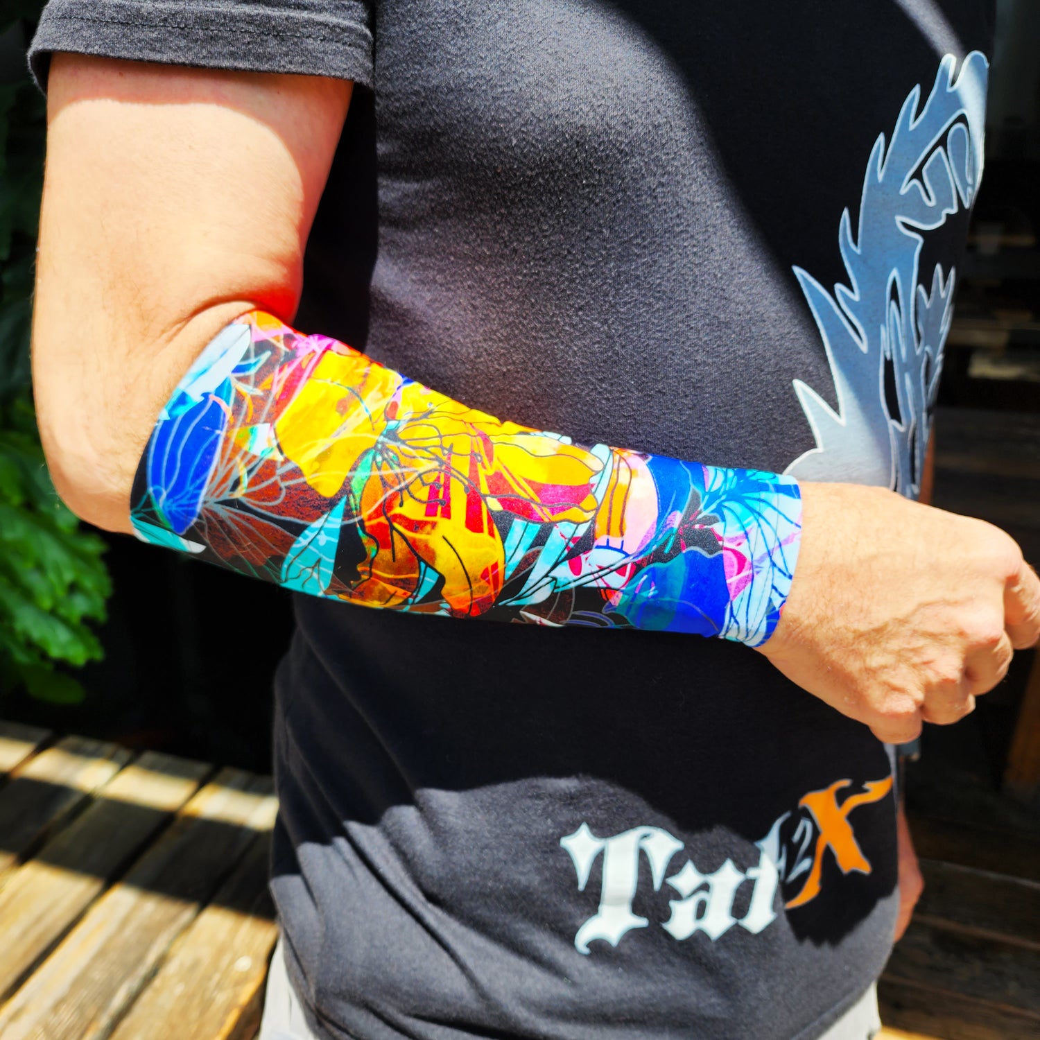 Suntan Skin Tone Tattoo Sleeve Cover Up Forearm Protection | Tat2X