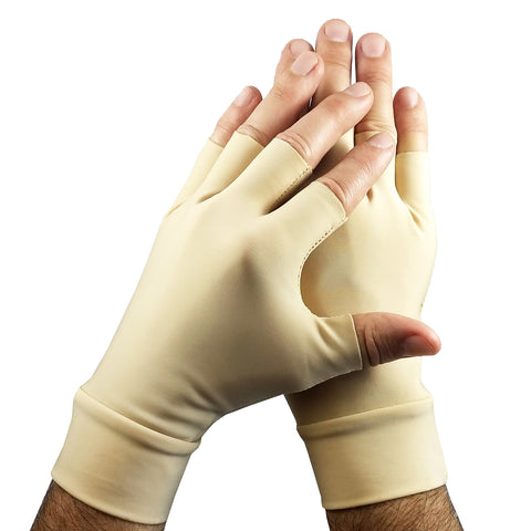 Flesh colored outlet fingerless gloves